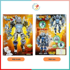 Hộp xếp hình lắp ráp SKIBIDI ELECTROMAGNETIC JX080 476 mảnh peekabootoys