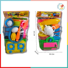Túi đồ chơi nhà bếp nấu ăn Bích Phương nhiều chi tiết kích cỡ hàng Việt Nam PeeKaPaw Toys