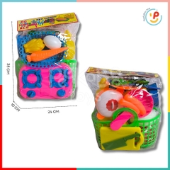 Túi đồ chơi nhà bếp nấu ăn Bích Phương nhiều chi tiết kích cỡ hàng Việt Nam PeeKaPaw Toys