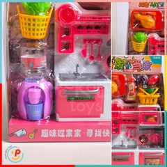 Vỉ đồ chơi nhà bếp có bình nước mini 521-60 Peekabootoys