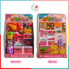 Vỉ đồ chơi nhà bếp có bình nước mini 521-60 Peekabootoys