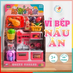 Vỉ đồ chơi nhà bếp có bình nước mini 521-60 Peekabootoys