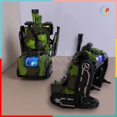 Xe tăng biến hình robot có đèn và âm thanh 9901 PeeKaPaw Toys