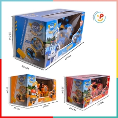 Xe leo núi địa hình điều khiển từ xa Poli Robocar 47cm chất liệu cao cấp 3106 Peekabootoys