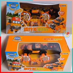 Xe leo núi địa hình điều khiển từ xa Poli Robocar 47cm chất liệu cao cấp 3106 Peekabootoys