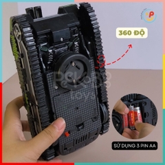 Xe tăng biến hình robot có đèn và âm thanh 9901 PeeKaPaw Toys