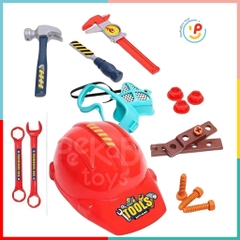 Đồ Chơi Dụng Cụ Kỹ Sư Trẻ Em | Vỉ Ép Dụng Cụ Ốc Vít Cho Bé Tập Sửa Chữa 3288 Peekabootoys