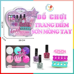 Vỉ Đồ Chơi Làm Đẹp Sơn Móng Tay - Trang Điểm Cho Bé Gái 90019 Peekabootoys