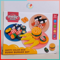 Đồ Chơi Đất Nặn Hình Thủ Công Trái Cây Sushi Hamburger PeeKaPaw Toys