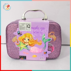 Đồ chơi Vali trang điểm làm đẹp make up sơn móng tay cho bé Nàng Tiên Cá B230 peekabootoys