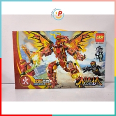 Đồ chơi Hộp xếp hình lắp ráp cho bé NINJA LORD 460 mảnh 99208 peekabootoys