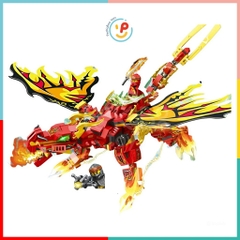 Đồ chơi Hộp xếp hình lắp ráp cho bé NINJA LORD 460 mảnh 99208 peekabootoys