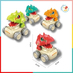 Đồ Chơi Xe Chạy Trớn Mini Khủng Long Dễ Thương Chất Liệu Cao Cấp An Toàn Cho Trẻ Em