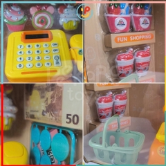 Đồ Chơi Máy Tính Tiền Siêu Thị Cho Bé Hình Vịt Vàng – Đồ Chơi Giúp Bé Học Tính Toán