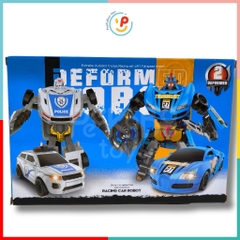 Đồ Chơi 2 Robot Biến Hình Thành Xe 339-12 PeeKaPaw Toys