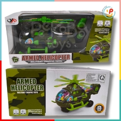 Đồ Chơi Máy Bay Trực Thăng Chạy Pin Có Đèn Armed Helicopter - Đồ  Chơi Phương Tiện Quân Đội 6313 Peekabootoys