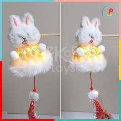 HOT TREND Sẵn Lồng đèn La bubu Mini Giỏ Mây Tre Đan thiết kế thủ công có đèn hot trend đồ chơi trẻ em Peekaboo Toys