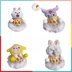 Lồng đèn trung thu giỏ tre nhiều mẫu có dây đèn kèm pin peekabootoys