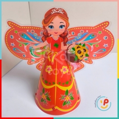 (Sẵn pin) Lồng đèn trung thu ống cánh có nhạc và đèn nhiều mẫu ngẫu nhiên giấy bóng kiếng peekabootoys