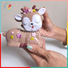Hộp đồ chơi làm đẹp trang điểm 3 tầng cho bé hình chú nai dễ thương 9194 peekaboo toys