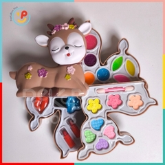 Hộp đồ chơi làm đẹp trang điểm 3 tầng cho bé hình chú nai dễ thương 9194 peekaboo toys