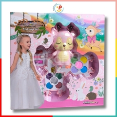 Hộp đồ chơi làm đẹp trang điểm 3 tầng cho bé hình chú nai dễ thương peekabootoys