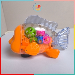 Đồ chơi chú cá Gear trong suốt có đèn và nhạc chất liệu cao cấp 054 PeeKaPaw