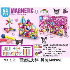 Bộ xếp hình nam châm nhiều chi tiết cho bé phát triển tư duy PeeKaPaw Toys