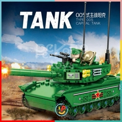 Đồ chơi lắp ráp xếp hình xe tăng bánh xích 338 mảnh K2072 PeeKaPaw