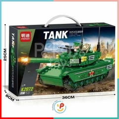 Đồ chơi lắp ráp xếp hình xe tăng bánh xích 338 mảnh K2072 PeeKaPaw