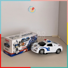Đồ chơi xe cảnh sát biến hình robot có đèn âm thanh 8990 Peekapaw Toys