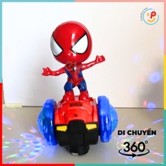 Đồ chơi siêu nhân người nhện Spiderman đứng ván cân bằng có nhạc đèn 17068 PeeKaPaw Toys