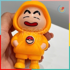 Móc khoá xoay mặt đồ chơi vô tri nhiều mẫu Shin chan Doremon Kuromi PeeKaPaw Toys