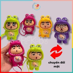 Móc khoá xoay mặt đồ chơi vô tri nhiều mẫu Shin chan Doremon Kuromi PeeKaPaw Toys