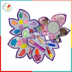 Bộ make up set phấn trang điểm 3008-2 cho bé gái tone màu tím đồ chơi trẻ em PeeKaPaw Toys