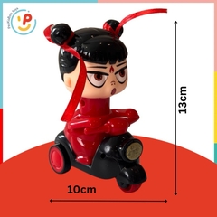 Đồ chơi vô tri xả stress Na Tra nhấn đầu chạy xe - đổi mặt PeeKaPaw Toys