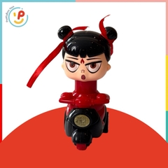 Đồ chơi vô tri xả stress Na Tra nhấn đầu chạy xe - đổi mặt PeeKaPaw Toys