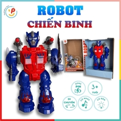 Đồ chơi robot chiến binh dùng pin có âm thanh di chuyển được 8802 PeeKaPaw
