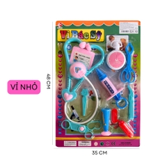 Vỉ đồ chơi dụng cụ bác sĩ búp bê y tá PeeKaPaw Toys