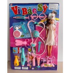 Vỉ đồ chơi dụng cụ bác sĩ búp bê y tá PeeKaPaw Toys