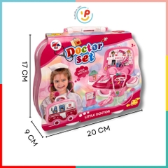 VALI DỤNG CỤ BÁC SĨ KHÁM BỆNH CÓ  BÁNH XE 889-97 PeeKaPaw