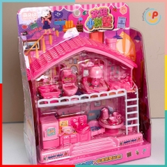 VỈ PHÒNG NGỦ VÀ PHỤ KIỆN NHÀ BÚP BÊ 1368-90 PeeKaPaw