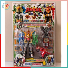 Đồ chơi vỉ lắp ráp xếp hình Robot Siêu nhân nhiều mẫu cỡ lớn có đèn âm thanh PeeKaPaw Toys