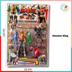 Đồ chơi vỉ lắp ráp xếp hình Robot Siêu nhân nhiều mẫu cỡ lớn có đèn âm thanh PeeKaPaw Toys