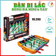 Đồ chơi bàn bi lắc banh lắc bóng đá mini 6 tay 2183 PeeKaPaw Toys