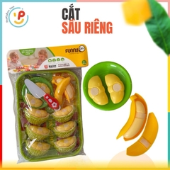 Đồ chơi cắt sầu riêng nguyên trái, đồ chơi cắt trái cây cho bé PeeKaPaw Toys