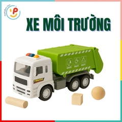 Đồ chơi xe công trình xe cứu hoả chạy trớn có đèn và âm thanh CT050 Peekaboo Toys