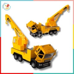 Đồ chơi xe công trình chạy trớn có âm thanh có thể mở cửa kéo đầu xe Peekapaw Toys