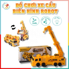 Đồ chơi xe cẩu biến hình robot 222-20 PeeKaPaw Toys