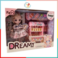 Búp bê Dreamy xe kem 6635 đồ chơi cho bé Peekapaw Toys